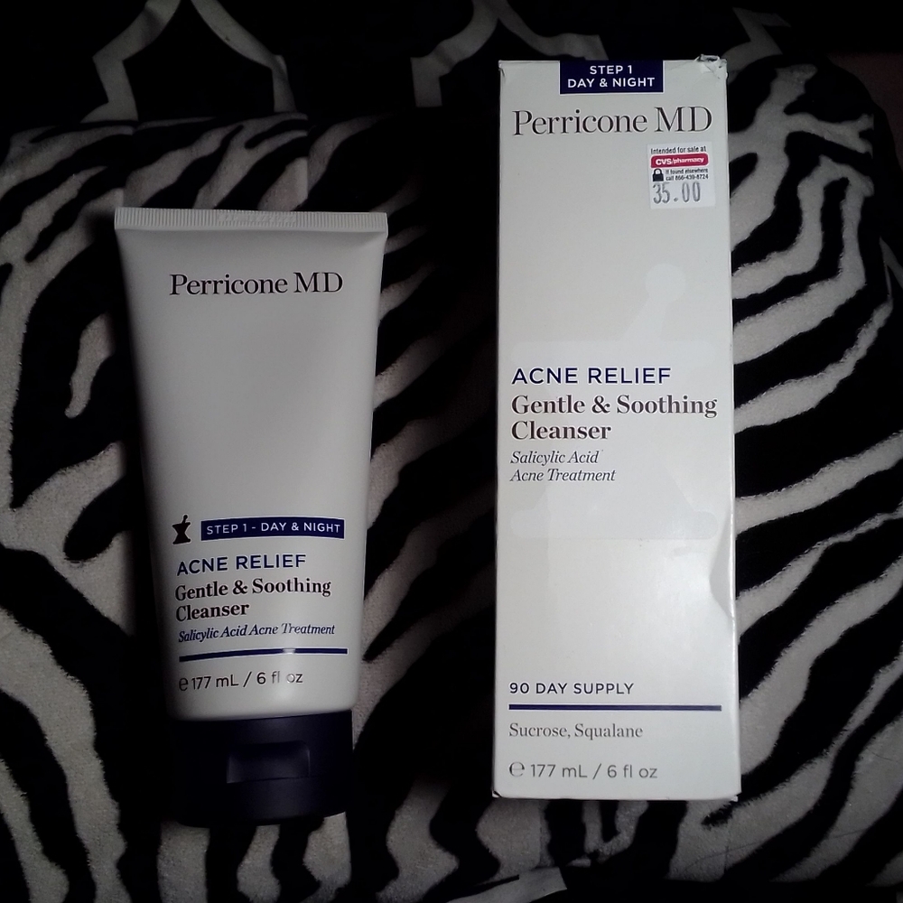 PERRICONE MD ACNE RELIEF GENTLE & SOOTHING CLEANER (6OZ) BRAND NEW